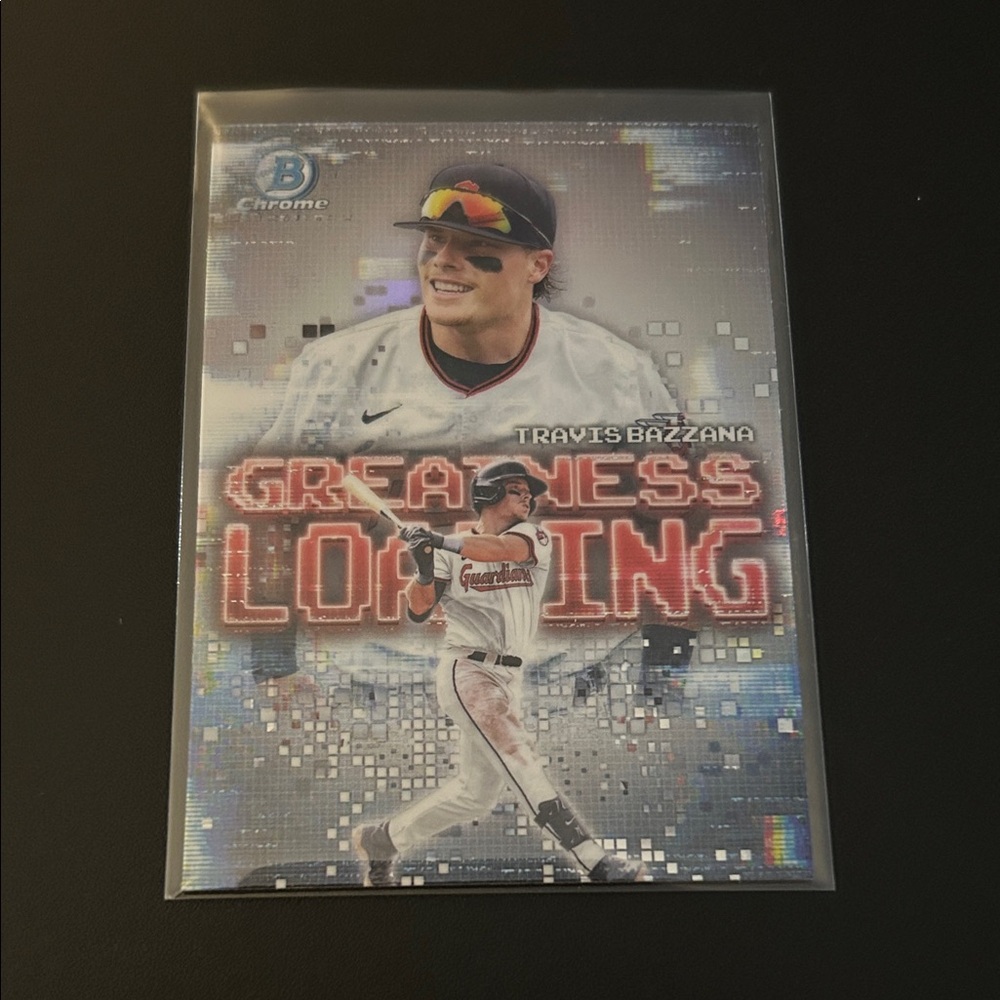 Travis Bazzana Greatness Loading Cleveland Guardians Topps Baseball Card